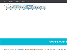 Tablet Screenshot of dreamcamps.org